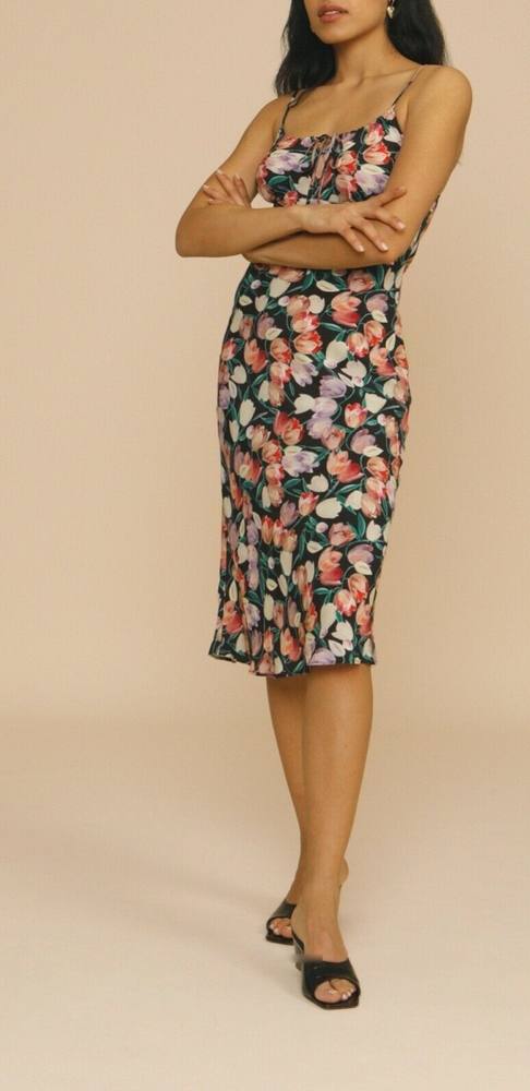 ROUJE Daria Dress Tulip Print